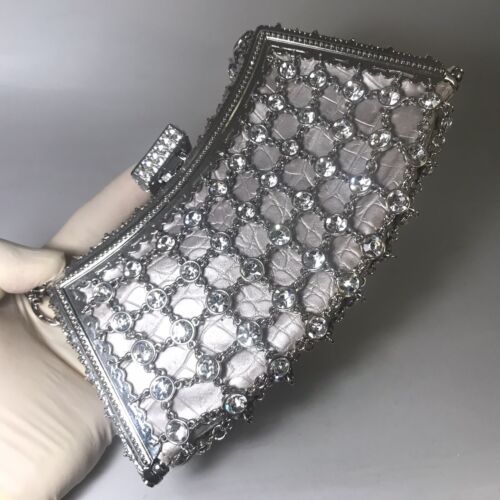 Luxury Nolan Miller's Epitome of Elegance Crystal Purse Evening Clutch Bag - Picture 11 of 12