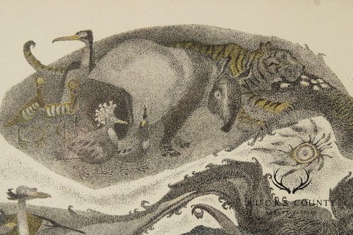 Oliver Grimley Pen and Ink Drawing, Noah's Ark - Picture 13 of 17