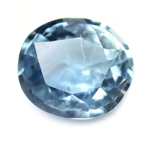 Certified Natural Teal Sapphire 0.94ct SI Clarity Madagascar 5.88x5.19 mm Oval - Picture 2 of 3