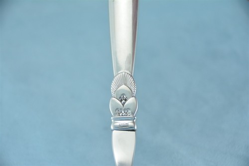 Georg Jensen Cactus Sterling 7" Gravy Ladle STAINLESS STEEL Bowl No Monogram - Picture 7 of 8