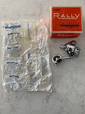 Dérailleur Arrière Campagnolo Rally Long Cage Vintage Années 70 - Comme Neuf, 6 Vitesses, Cage Longue Pour 13-36t