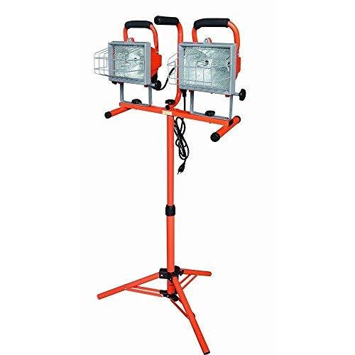 HDX Twin Head 1000-watt Halogen Tripod Work Light 637449 for sale
