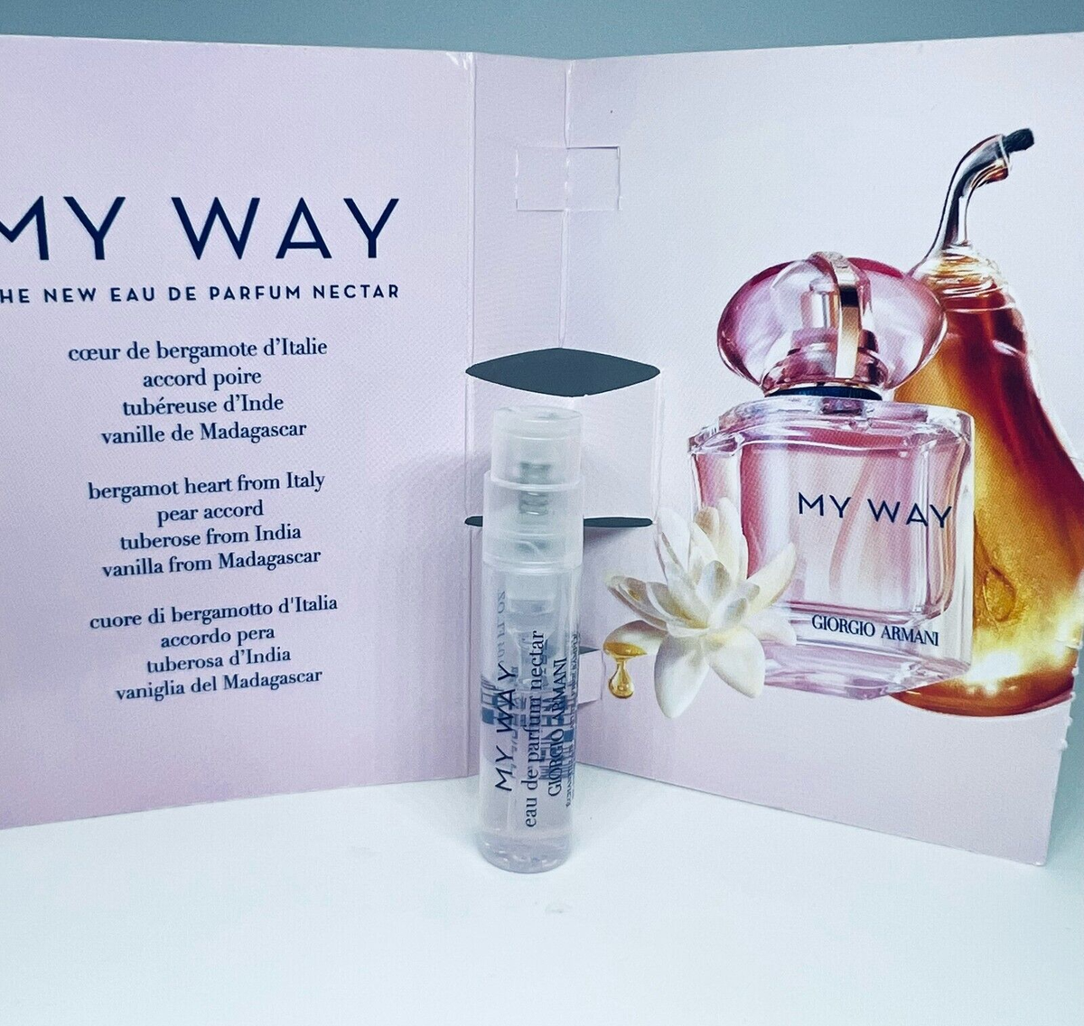 Giorgio Armani My Way Perfume Collection Sample Spray Vials 6pcs