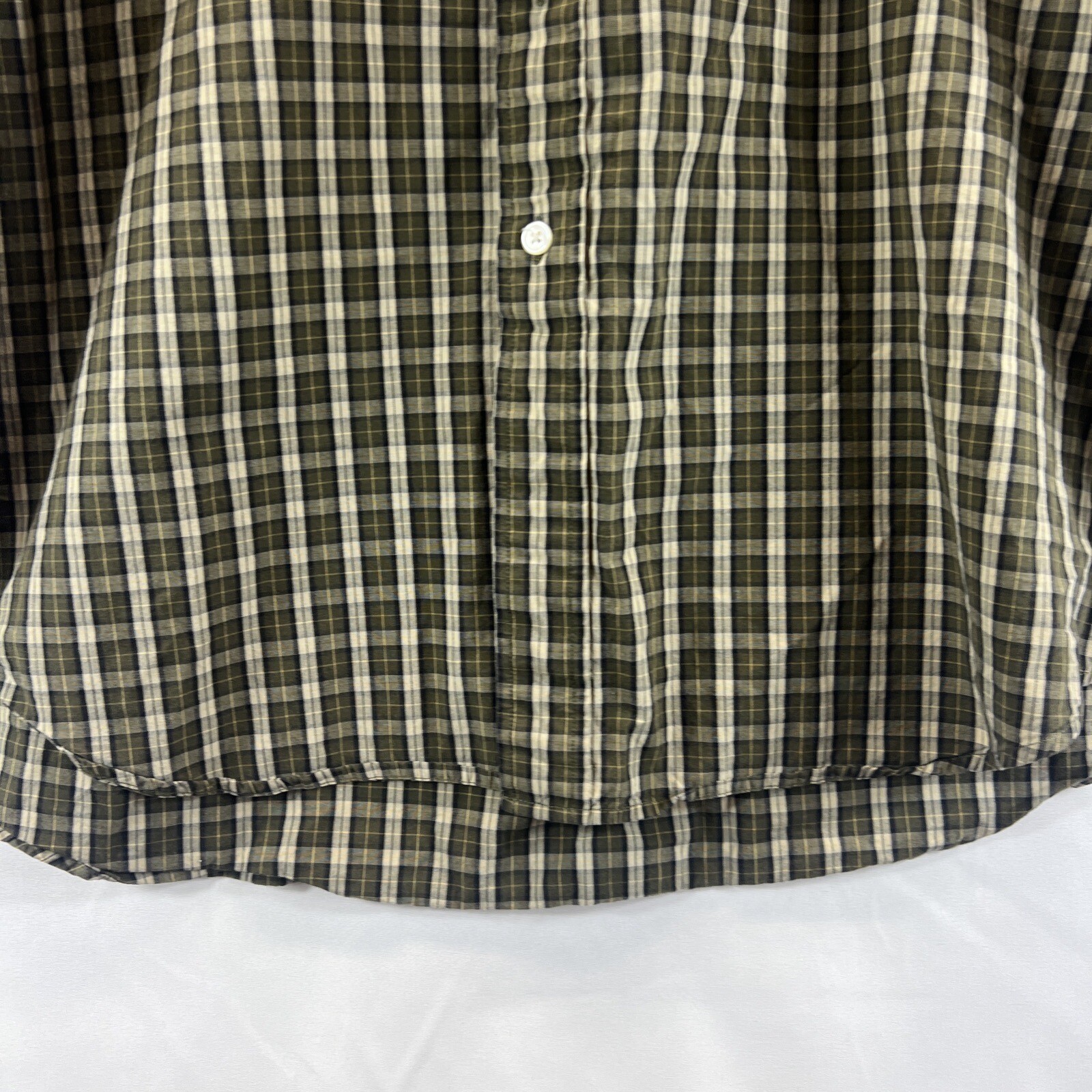 Field Gear Men's Green Plaid Long Sleeve Button D… - image 3