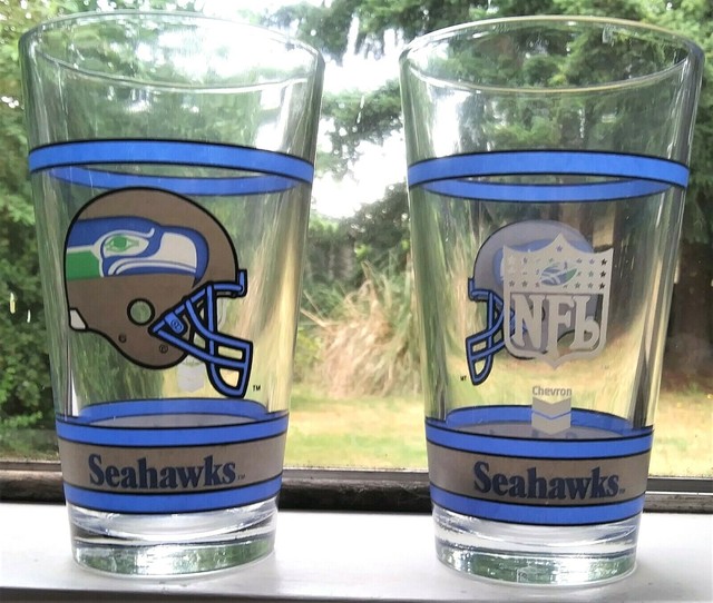 seahawks beer glass