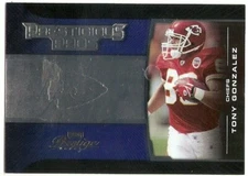 TONY GONZALEZ SERIAL /1000 2008 PLAYOFF PRESTIGOUS PROS 29 KC CHIEFS HOF