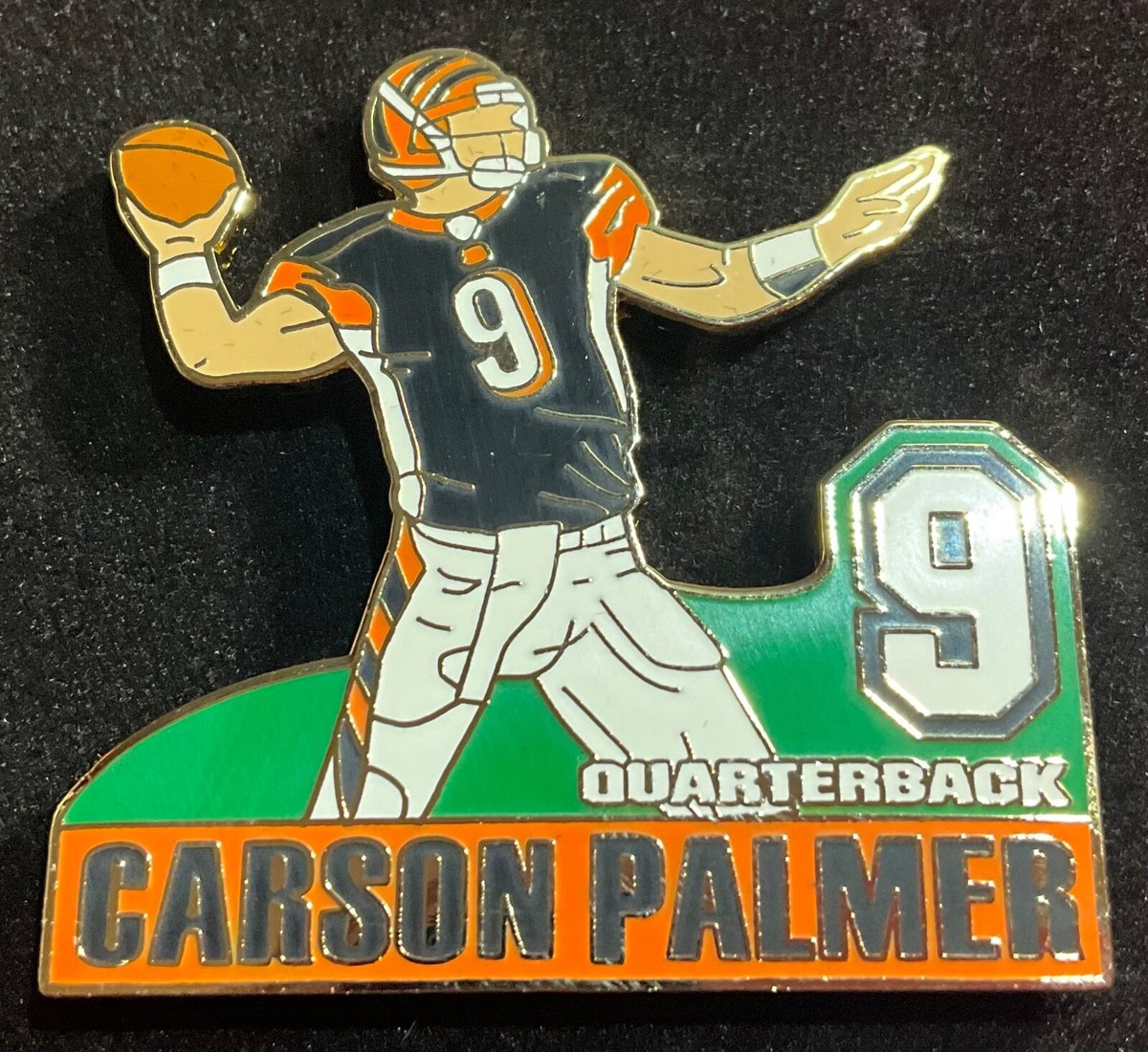 Cincinnati Bengals Carson Palmer Player In Action Pin | eBay