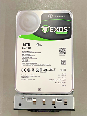 Seagate Exos X16 14TB HDD Seagate Exos X16 14TB 7.2K SATA 6Gb/s
