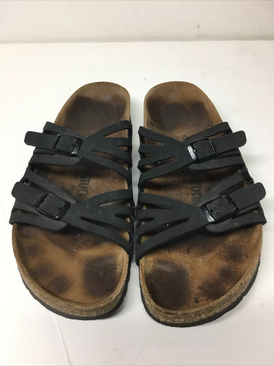 Birkenstock Women&#039;s Sz 9 / 40 Black Slides M7 eBay