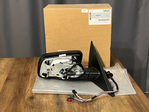 BMW 5 E60 E61 OEM ULO RIGHT Mirror Base Matte Heat Dim Mem Light LHD until 09/05