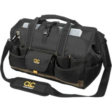 CLC Work Gear 18-inch 37 Pocket Tool Bag with Large Top Side Plastic Parts Tray