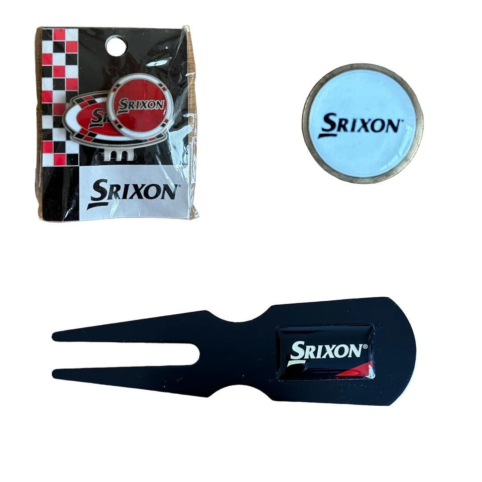Srixon Golf, Metall Divot Werkzeug oder Hutklammer oder Golfball Marker.