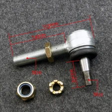 M12 M16 ARM Ball Joint Rocker Tir Rod End UPPER A-Arm Joint With Lock Nuts ATV