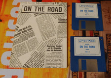 On The Road (1989) Commodore Amiga (Manual, 2 Disk) works 16-bit
