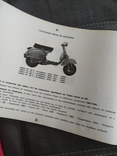 Catalogue Pieces Rechange Vespa Pxe Arcobaleno - Photo 8/8