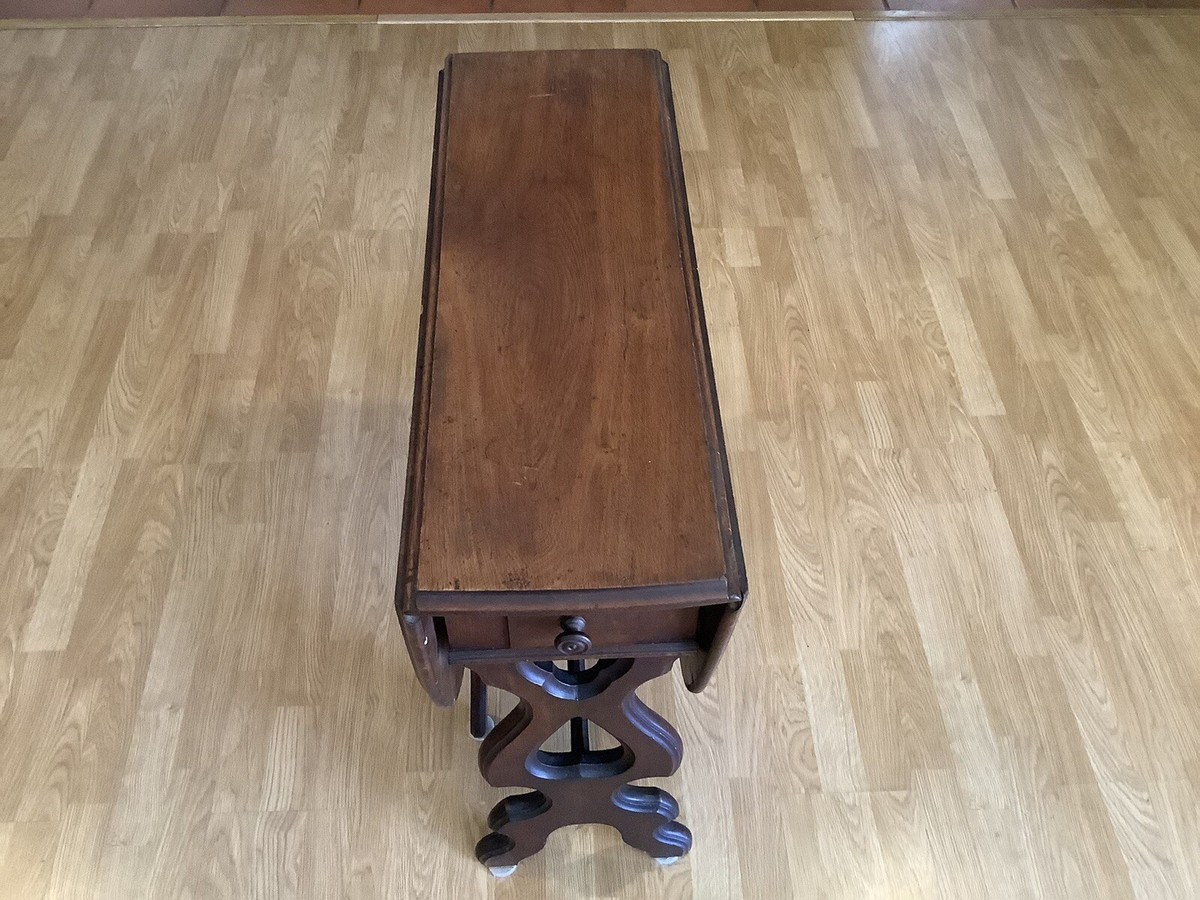 Vintage Dropleaf Game Table Parlor Table