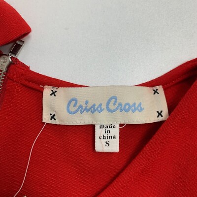 red strappy cross front bodycon dress Cross-Neck Bandage Dress - Red