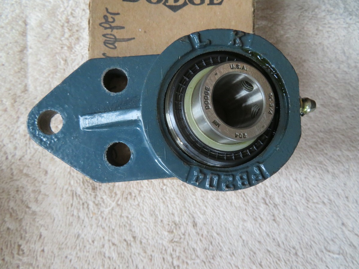 NEW DODGE 3 BOLT FLANGE BEARING WITH SET SCREWS FB-SC-012 124437 3
