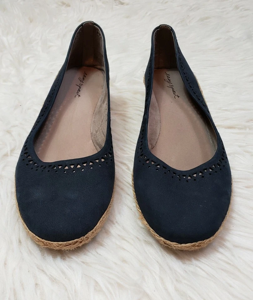 Easy Spirit Derely Women's Size 11 Wedge Pumps Espadrilles Leather Black Leather - Image 2 of 4