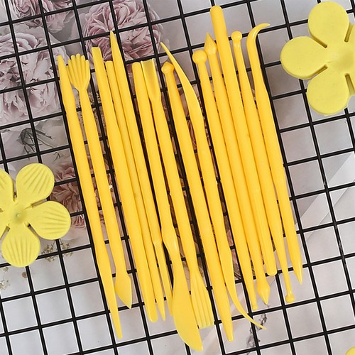 14PCS Flower Modelling Tools Paste Cookie Kit Cake Fondant Decorating Set - Picture 5 of 13
