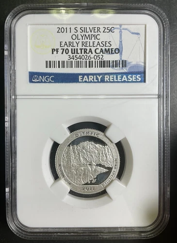 NGC PR70 2011-S Olympic ER Quarter 25c PERFECT PF70UC Blast White UC SILVER c1