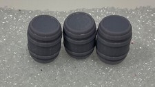 N Scale Wooden Barrels 3D Printed Set of 24