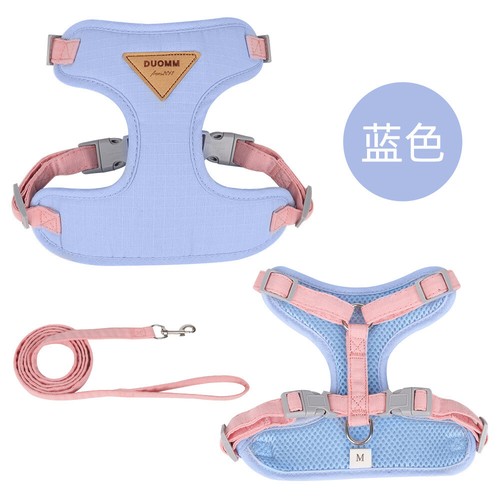 NEW Pet No Pull Adjustable Soft Breathable Design Cat Dog Mesh Harness XS S M L - Picture 20 of 21