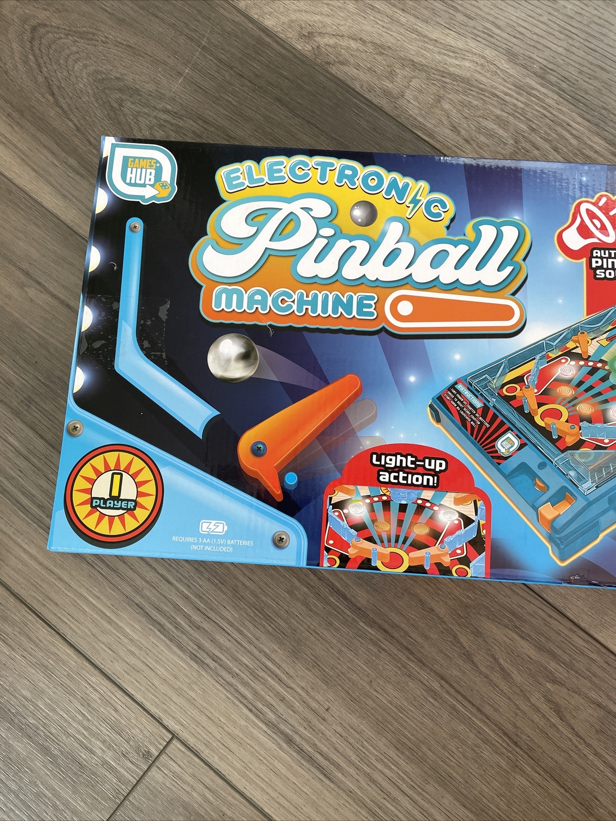 GAMES HUB Electronic Pinball Machine Tabletop Vintage looking