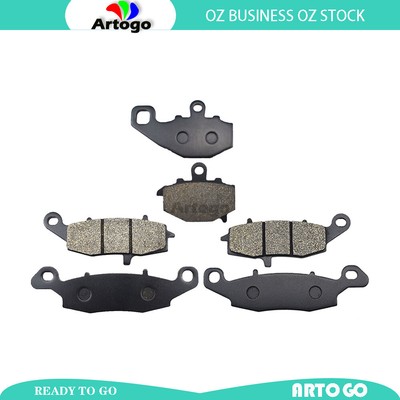 AHL Kit Pastiglie Freno In Rame Sinterizzato Per Kawasaki Z750 (ZR750 J) 2004-2006, Z750 S (ZR750 K) 2005-2007, Zephyr ZR750 D 1996-1998
