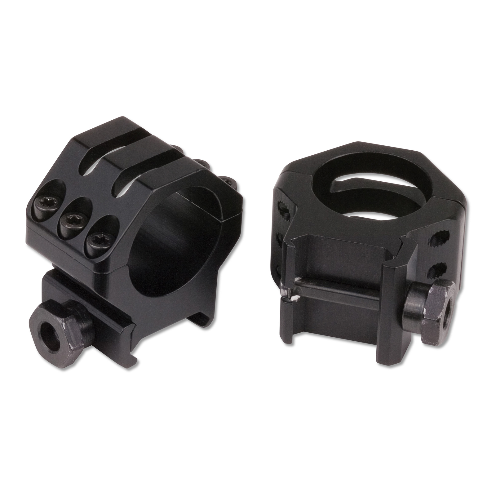 Weaver Tactical Scope Rings 1" High 6-Hole w/6 points of contact Matte Finish