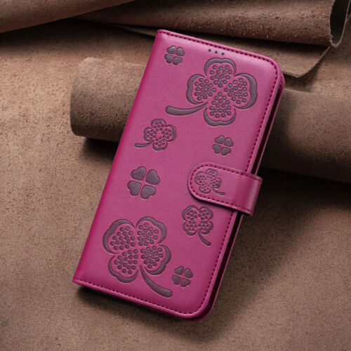 Leather Leaf Flower Card Wallet Stand Cover Case For Google Pixel 7 8 Pro 7A 8A - Picture 9 of 11