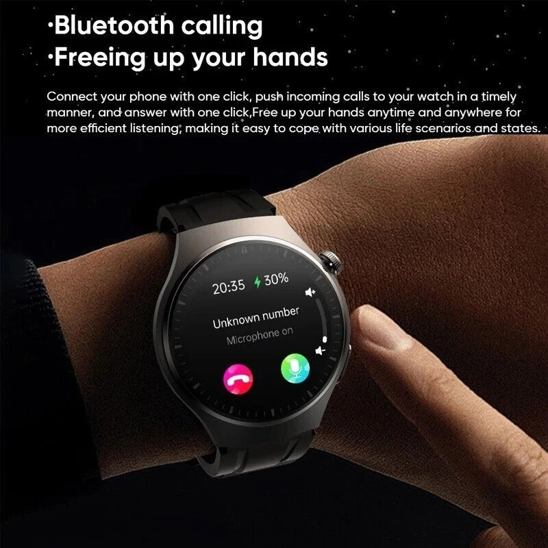 New 2025 Medical Grade Smart Watch Blood Pressure Oxygen Heart Rate Bluetooth - Image 4 of 4