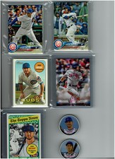 2018 Topps Baseball Chicago Cubs Series 1 & 2 Team Set (25) Base Cards Plus More