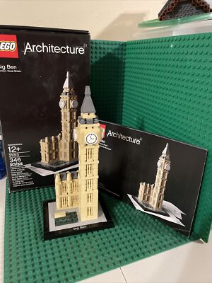 LEGO Architecture 21013 Big Ben Set Complete W/ Box & Manual | eBay