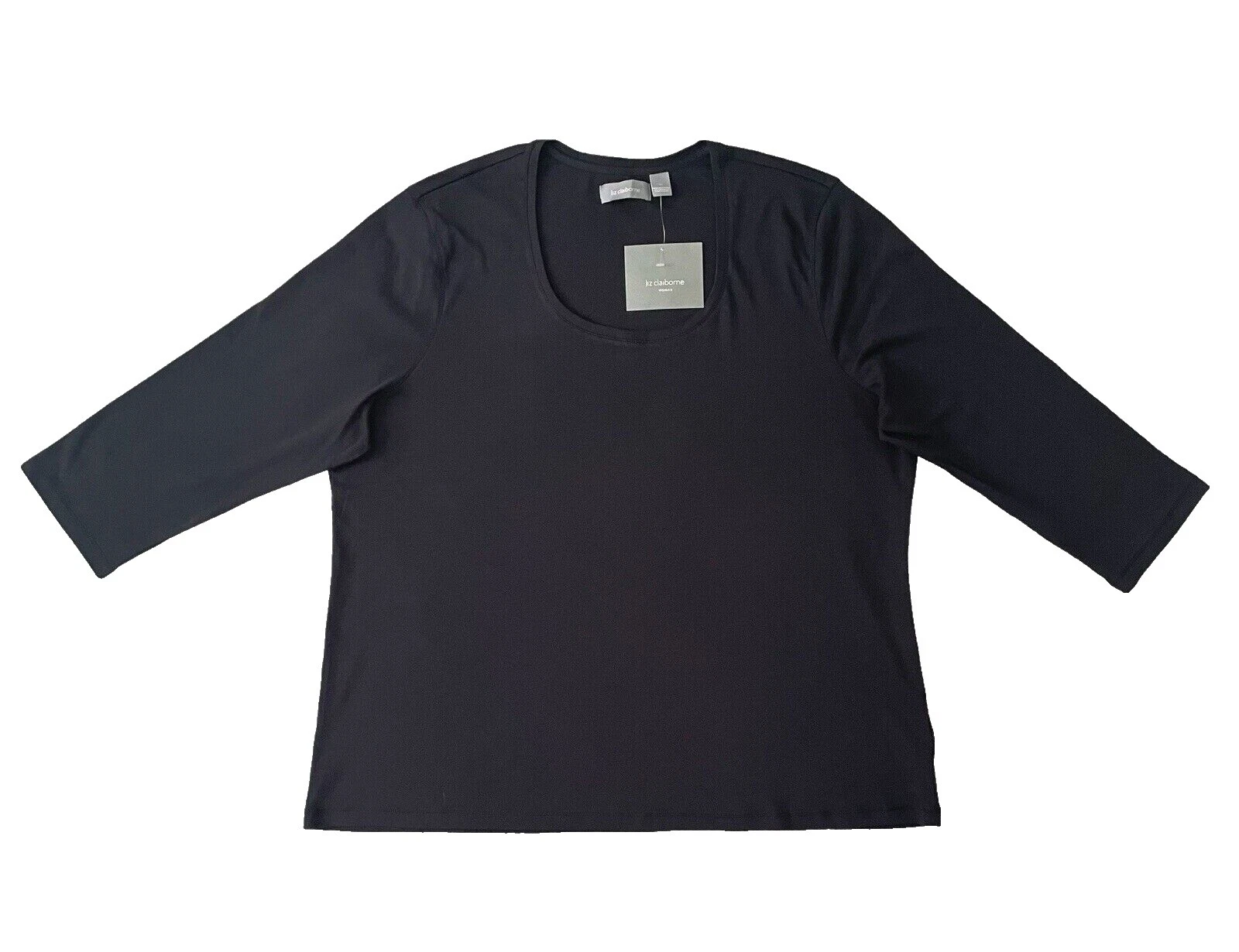 Liz Claiborne Solid Plus Size Tops for Women