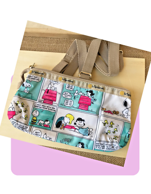 SNOOPY 70周年モデル　レスポートサック　 ショルダーバッグ LeSportsac x Peanuts Snoopy 