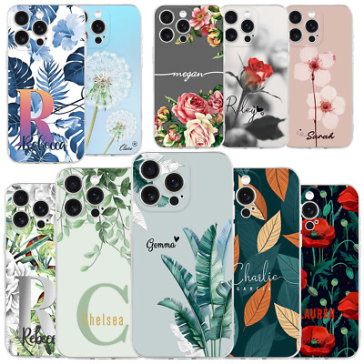 Shockproof Custom Name Printed Phone Case Cover For iPhone 16 Pro Max 15 17 16e
