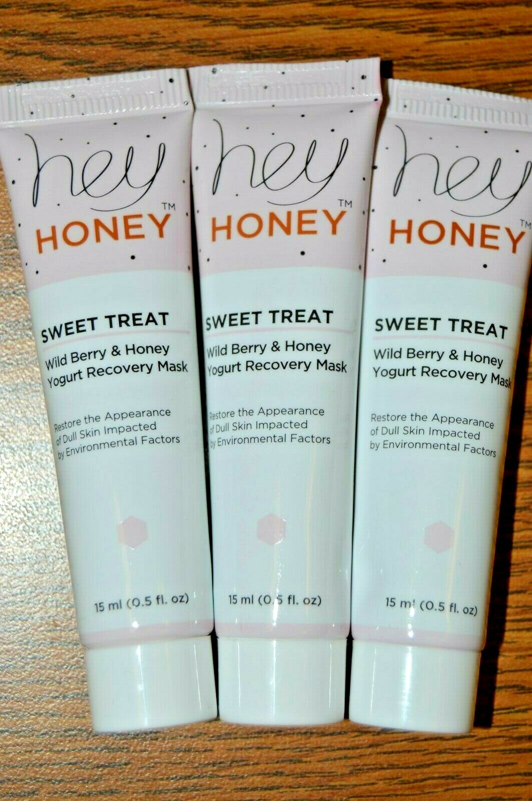 3X Hey Honey Sweet Treat Wild Berry & Honey Yogurt Recovery Mask 15ml
