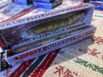 Rapala Jointed Deep Husky Jerk 12 - Yellow Perch Fishing Lure For Freshwater