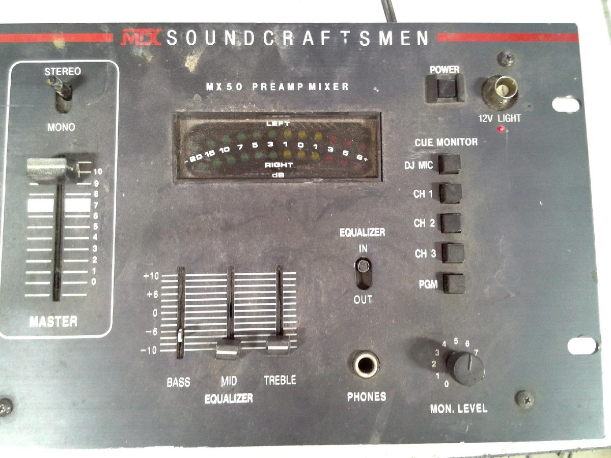 MTX / Soundcraftsmen MX50 Preamp Mixer Preamplifier | eBay