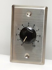 VINTAGE ATLAS SOUND STAINLESS ATTENUATOR VOLUME CONTROL ET-10A NIB 