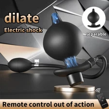 Silicone Anal Plug Stimulator Butt Plug Electro Estim Vagina Chastity Dilator