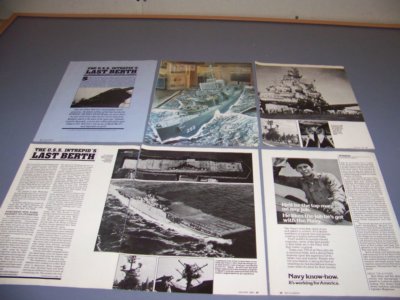 VINTAGE..U.S.S. INTREPID ''LAST BERTH''..HISTORY/DETAILS/PHOTOS..RARE! (127N)