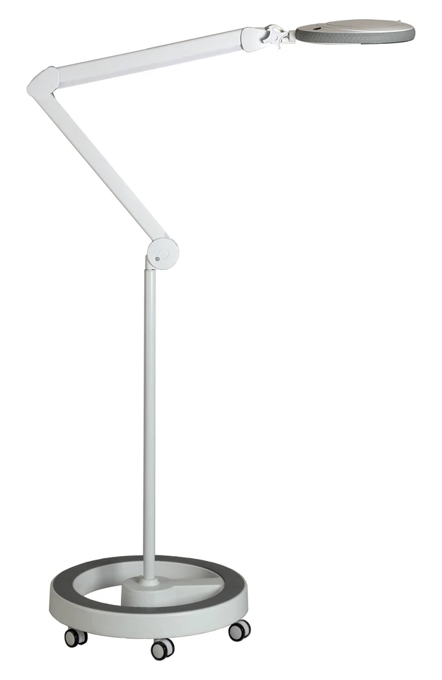 Lumeno 7213/15/18GR Lupenleuchte Arbeitsplatzlampe 96 LEDs, farbiger Gummischutz - Bild 3 von 4