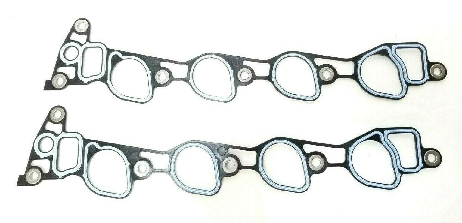 Set of 2 OEM Intake Manifold Gaskets 19962000 Ford Lincoln Mercury