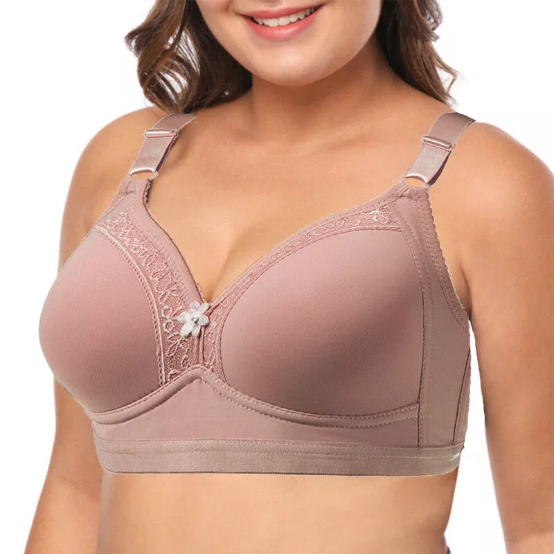 Wireless Bras Support Large Bust  Full Support Plus Size Underwire Bra -  Women's - Aliexpress