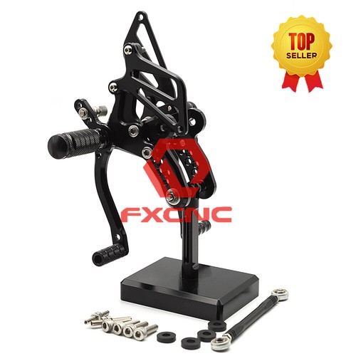 Fits Suzuki GP Shift GSX1300R HAYABUSA 1999 00-2015 CNC Rearsets Foot Pegs Black - Picture 21 of 24