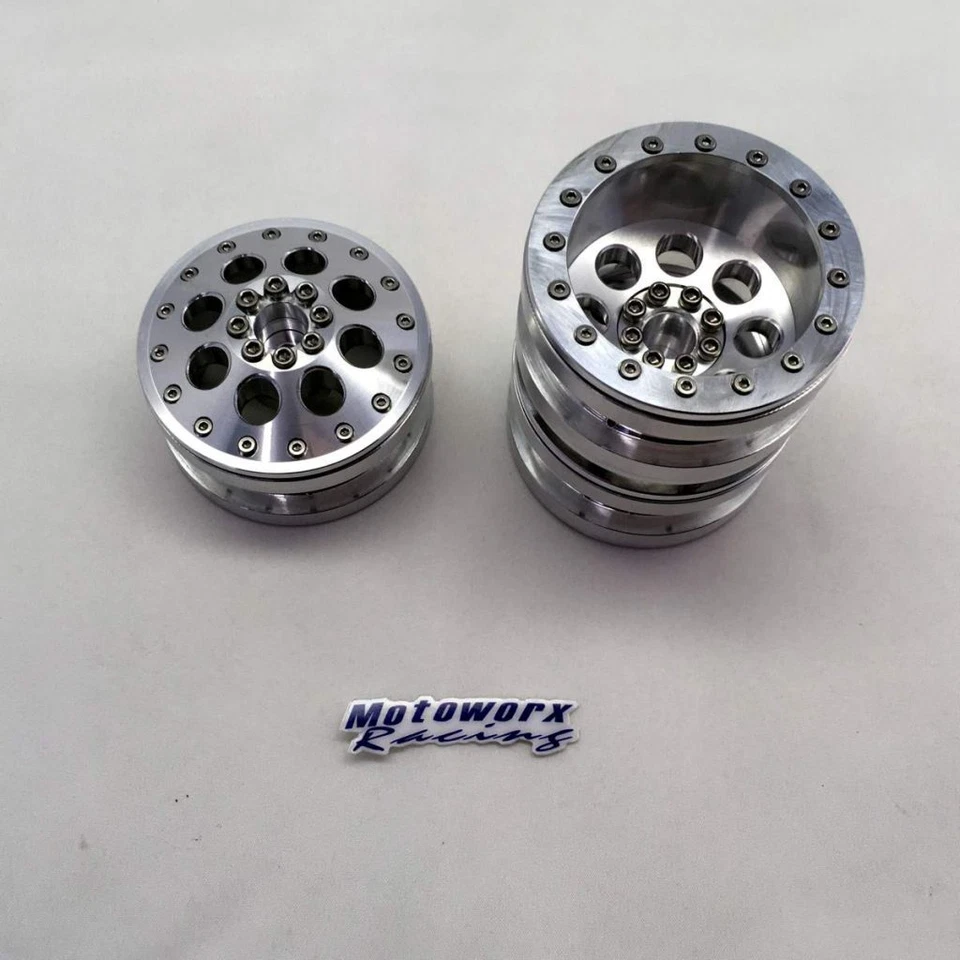 2.2 8 Hole Dually RC Wheel Set by MotoWorx Racing - Image 2 of 4