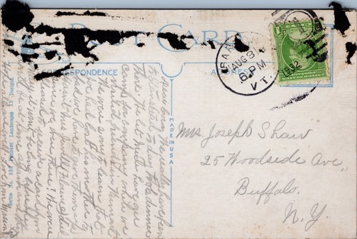 Postkarte um 1932 Standstead Quebec, Kanada - Bild 2 von 2