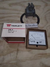 Triplett 330-G AC Amperes Panel Meter =New In Box=